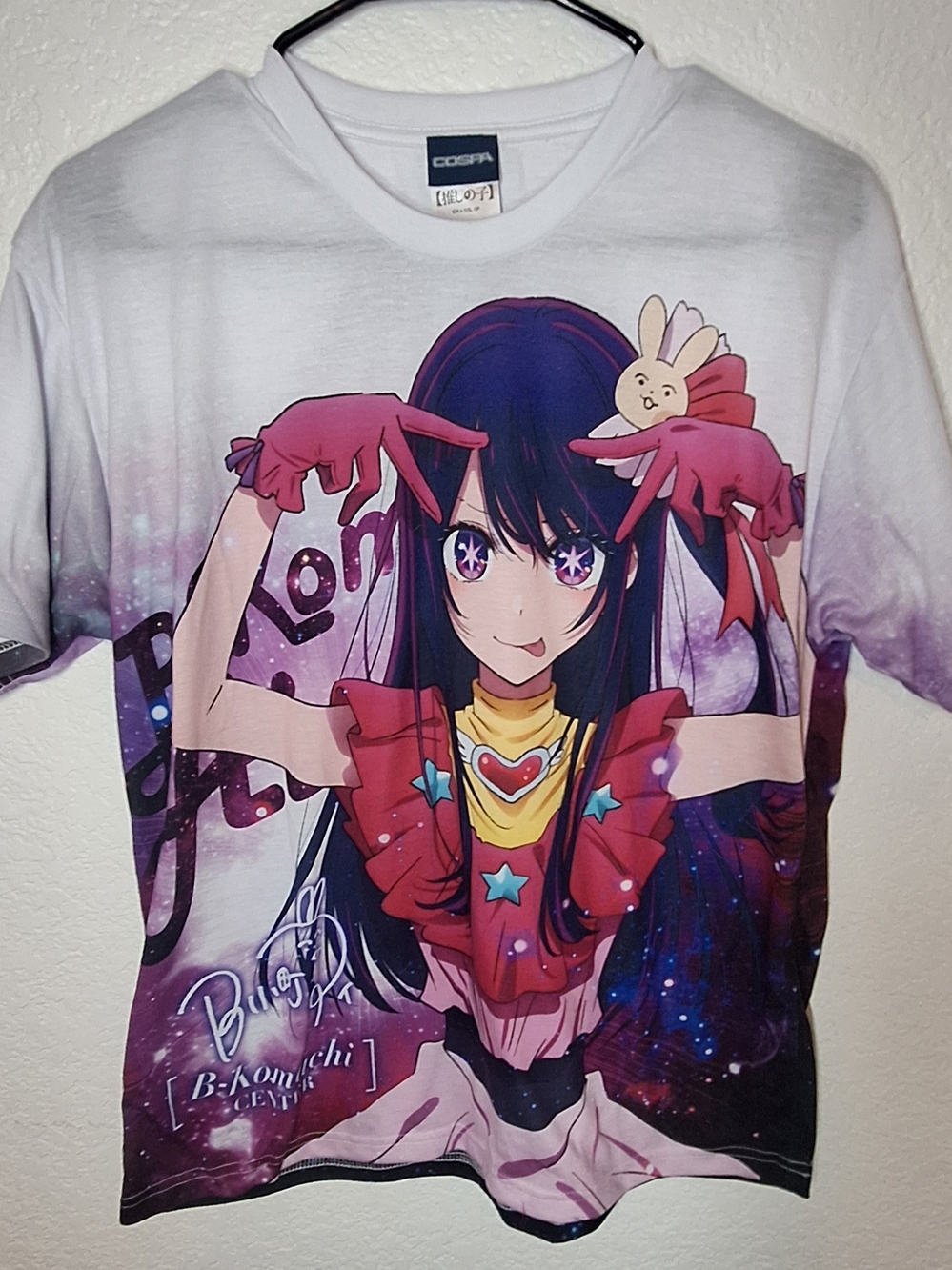 NWOT Authentic COSPA [Oshi no Ko] Ai Hoshino Full-Graphic  Anime Tee 🌟